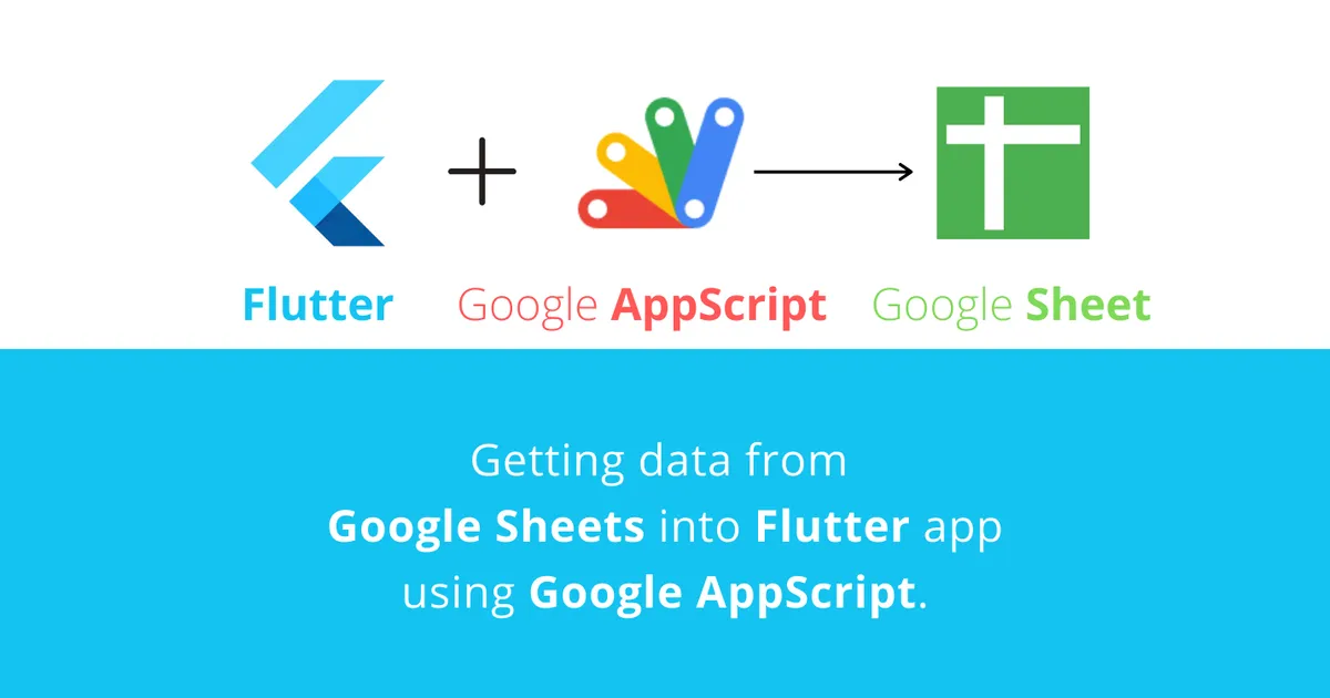 Cover image for Getting data from Google Sheets📊 → Flutter App📱 — Part 2