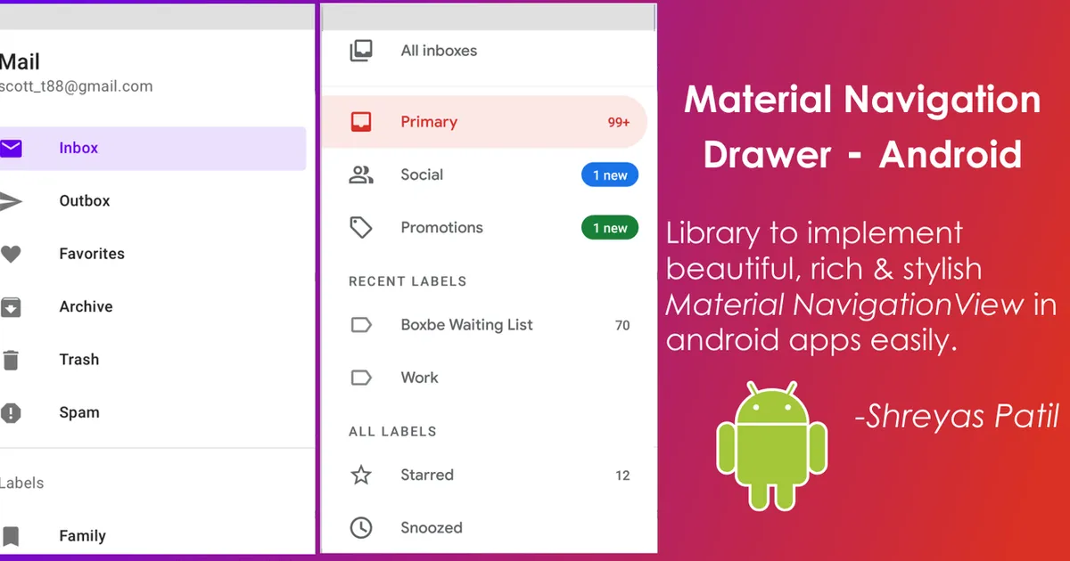 Cover image for Making Google-Apps Like NavigationView — Android 📱