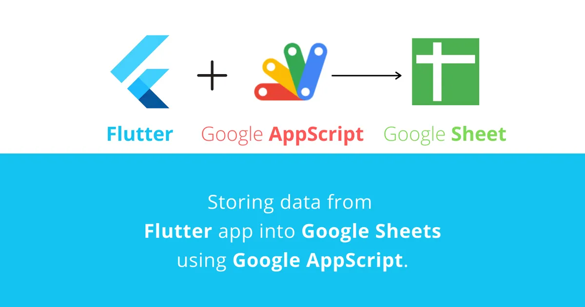 Cover image for Storing data from the Flutter app → Google Sheets 📊 — Part 1