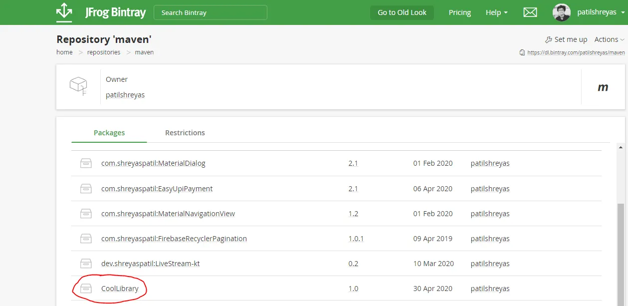 Bintray Repositories