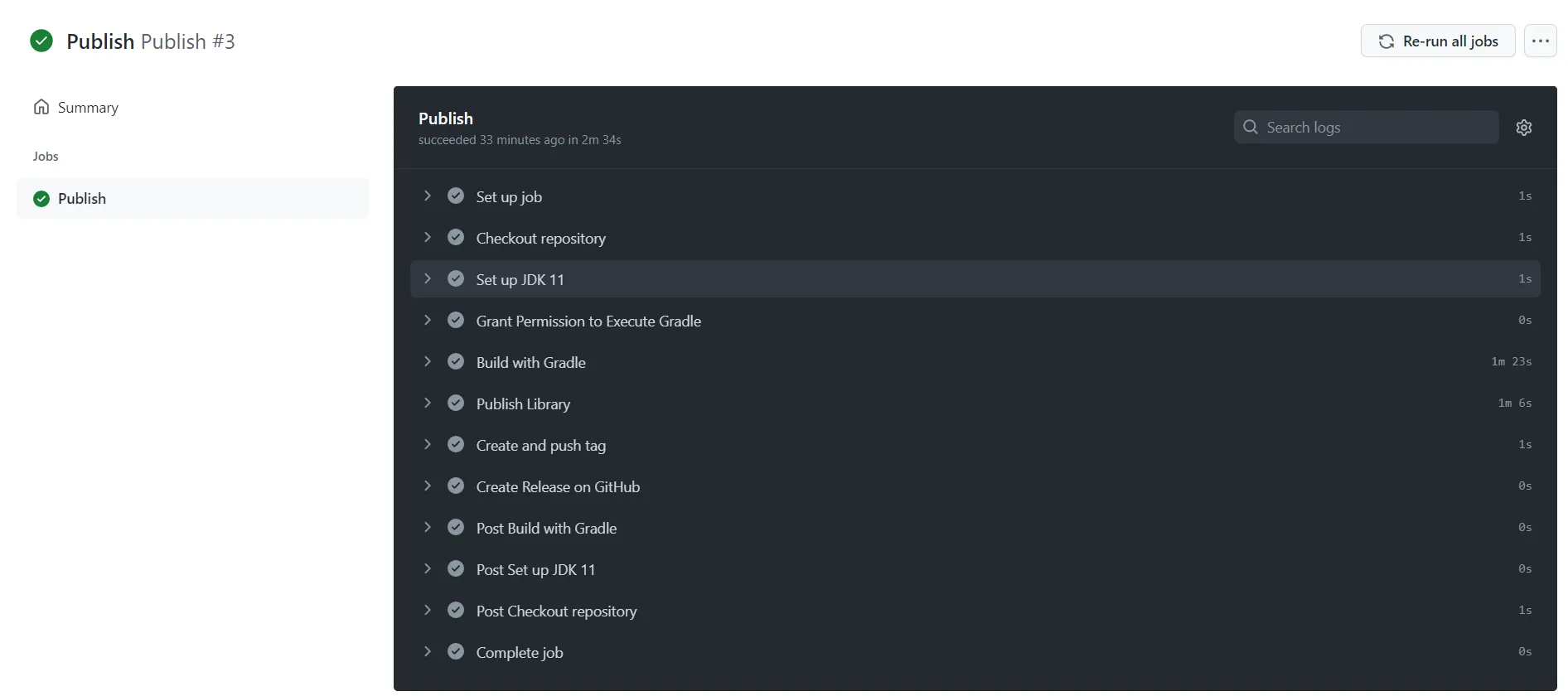 Workflow Action Status