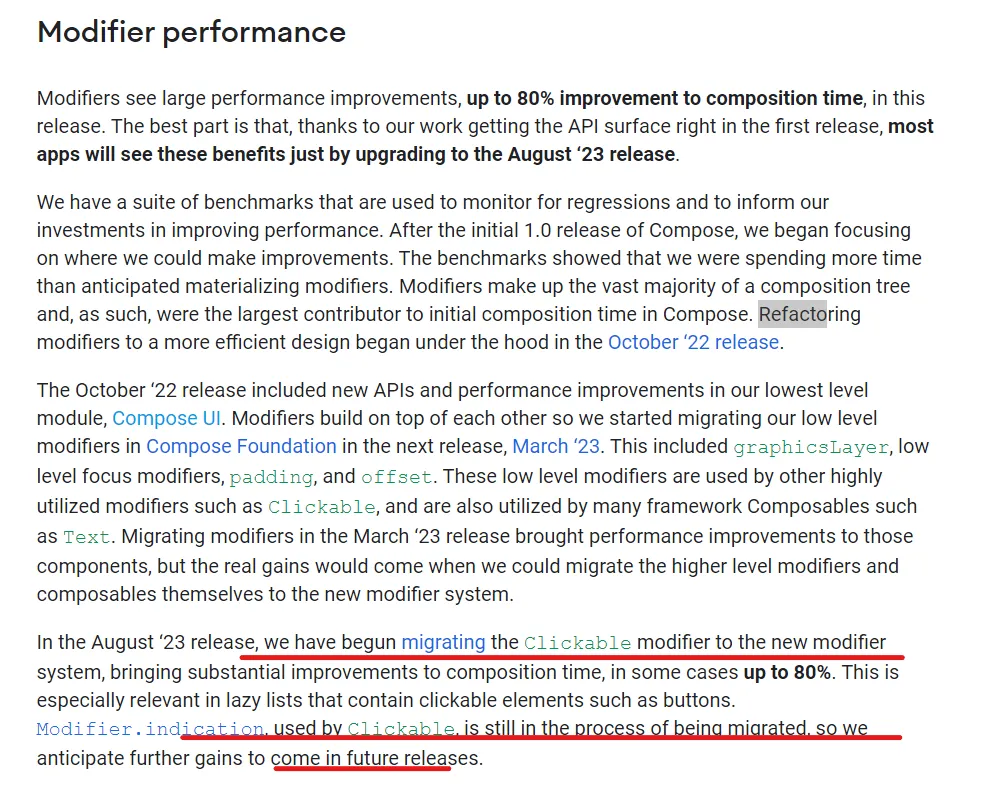 Source: Android Developers Blog - What’s new in the Jetpack Compose August ’23 release