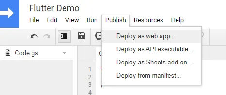 Deploying the Web app