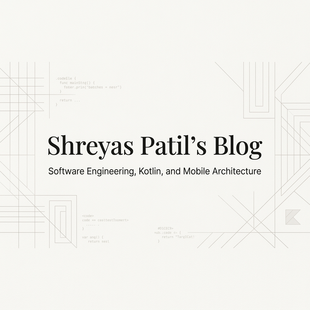Shreyas Patil's Blog
